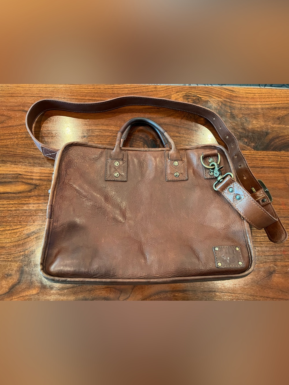 Will Leather Goods Leather Briefcase